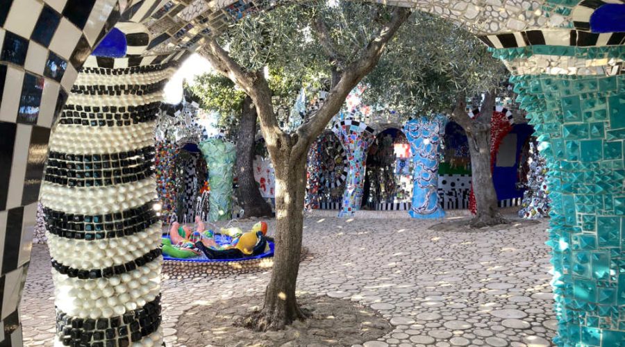Roma Mia Rome St Phalle Jardin des tarots reflets